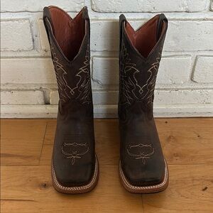 Boys Brown Western Boots